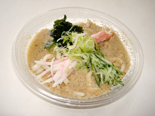 かわじますったてうどんつのゆ盛り付け例